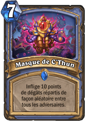 hearthstone, carte Masque de C'Thun
