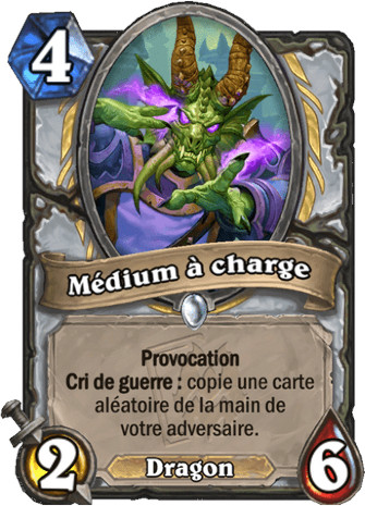 hearthstone, carte M�dium � charge
