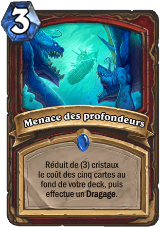 hearthstone, carte Menace des profondeurs