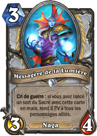 hearthstone, carte Messag�re de la Lumi�re