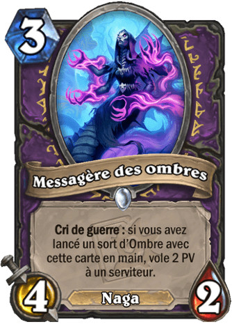 hearthstone, carte Messag�re des ombres