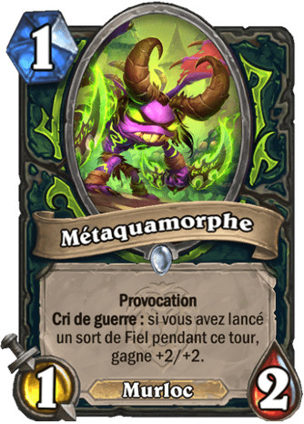 hearthstone, carte - M�taquamorphe