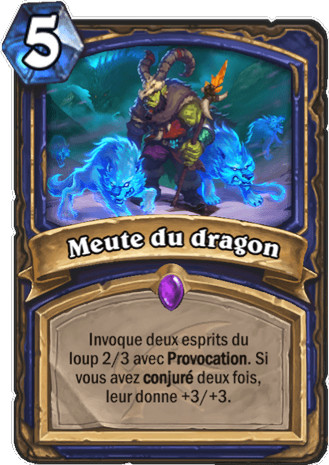 hearthstone, carte - Meute du dragon