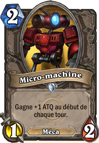 hearthstone, carte micro-machine