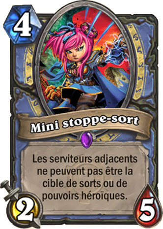 hearthstone, carte mini stoppe-sort