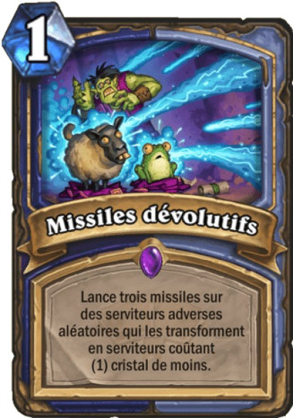 hearthstone, carte Missiles d�volutifs