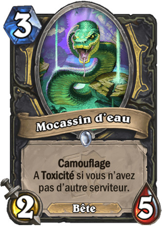 hearthstone, carte - Mocassin d'eau