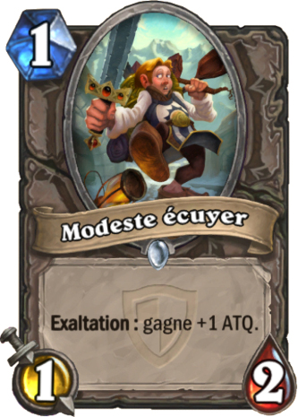 hearthstone, carte Modeste �cuyer