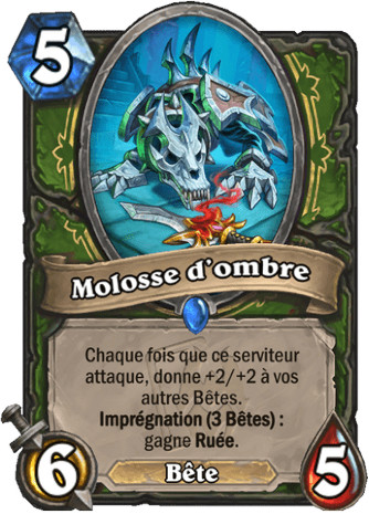 hearthstone, carte Molosse d'ombre
