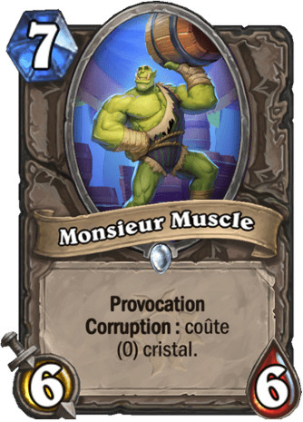 hearthstone, carte Monsieur Muscle