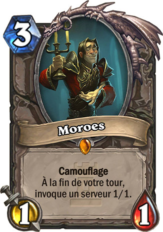 hearthstone, carte Moroes