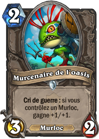 hearthstone, carte - Murcenaire de l'oasis