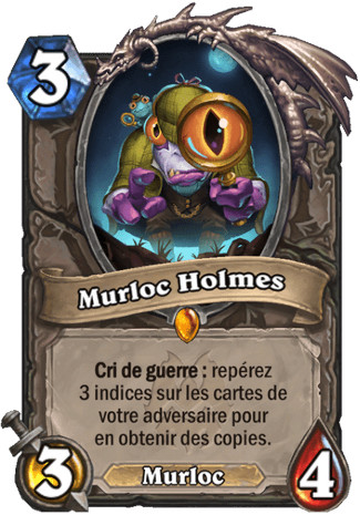 hearthstone, carte Murloc Holmes