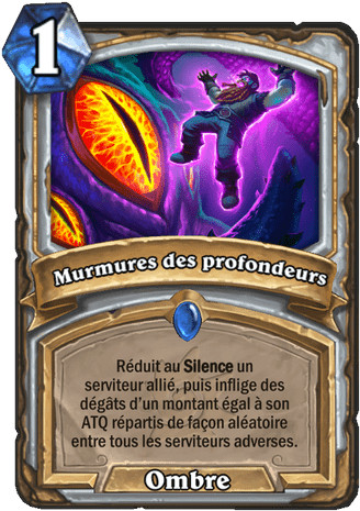 hearthstone, carte Murmures des profondeurs
