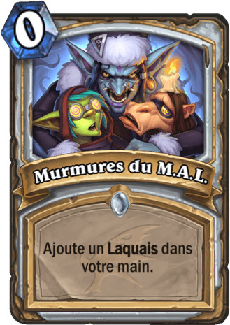 hearthstone, carte - Murmures du M.A.L.