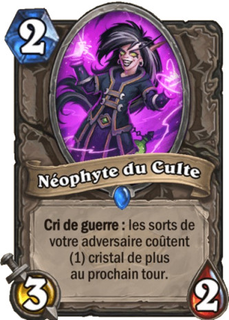 hearthstone, carte N�ophyte du Culte