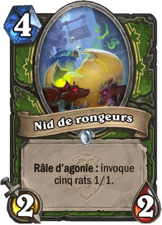 hearthstone, carte - Nid de rongeurs