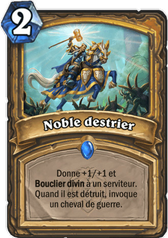 hearthstone, carte - Noble destrier