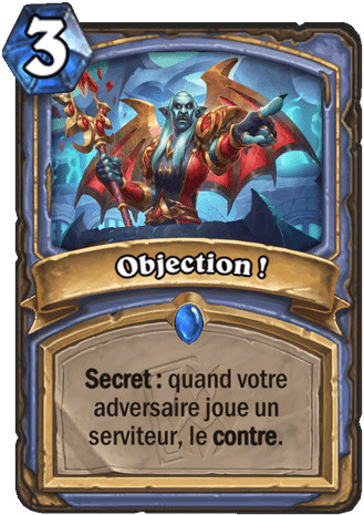hearthstone, carte Objection !