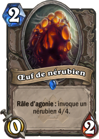 hearthstone, carte Oeuf de n�rubien