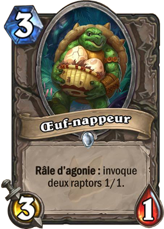 hearthstone, carte Oeuf-nappeur