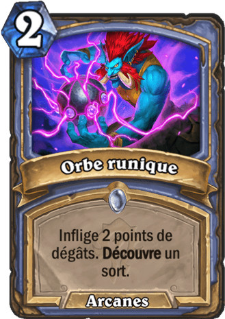 hearthstone, carte - Orbe runique