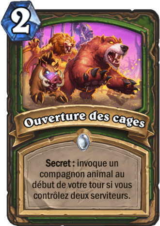 hearthstone, carte Ouverture de cages
