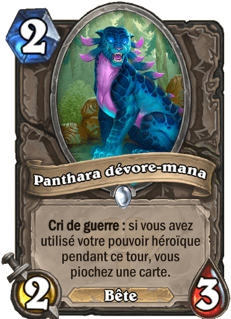 hearthstone, carte Panthara d�vore-mana