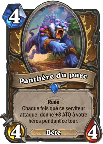 hearthstone, carte - Panth�re du parc