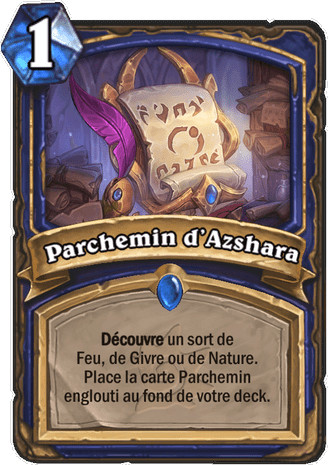 hearthstone, carte Parchemin d'Azshara