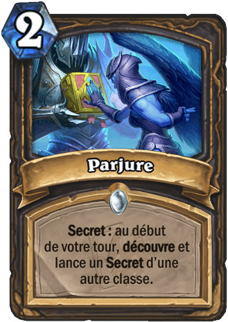 hearthstone, carte Parjure