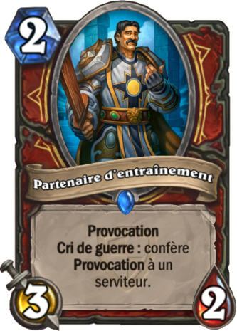 hearthstone, carte Partenaire d'entrainement