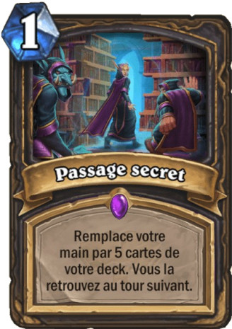 hearthstone, carte Passage secret