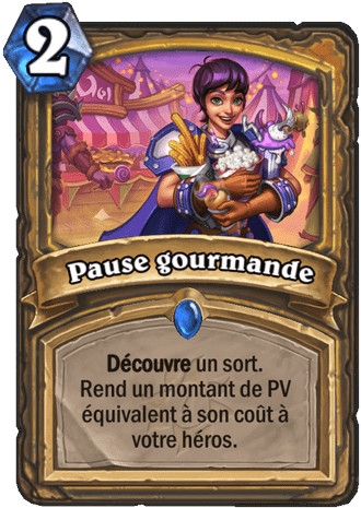 hearthstone, carte Pause gourmande