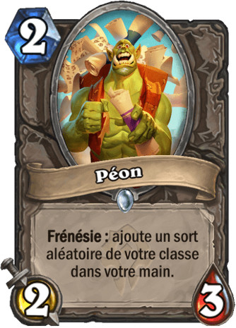 hearthstone, carte - P�on