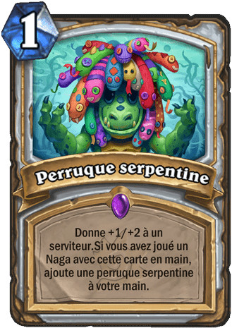 hearthstone, carte Perruque serpentine