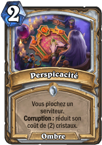 hearthstone, carte Perspicacit�