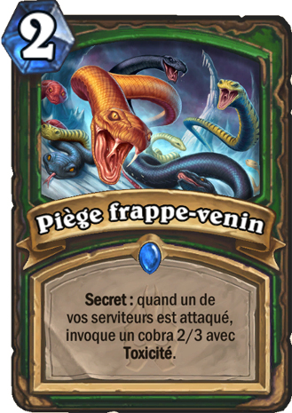 hearthstone, carte Pi�ge frappe-venin