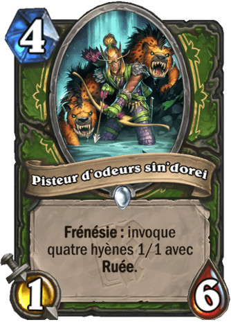 hearthstone, carte - Pisteur d'odeurs sin'dorei