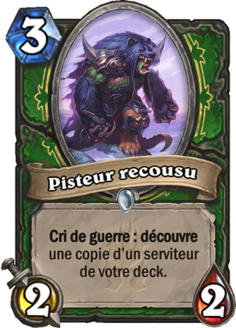 hearthstone, carte Pisteur recousu