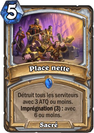 hearthstone, carte Place nette