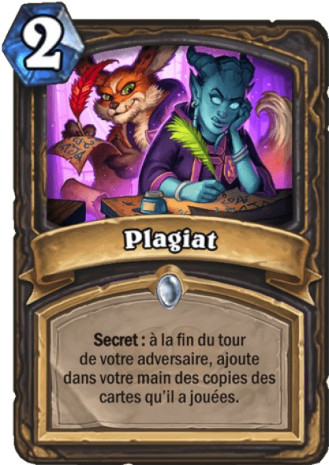 hearthstone, carte Plagiat