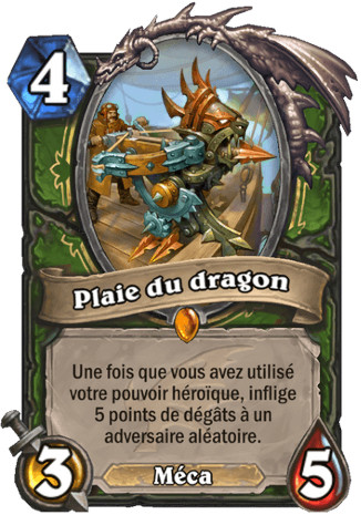 hearthstone, carte - Plaie du dragon