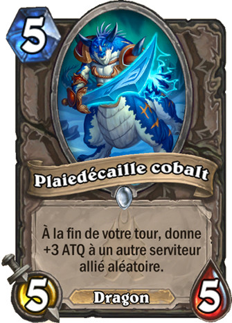 hearthstone, carte Plaied�caille cobalt