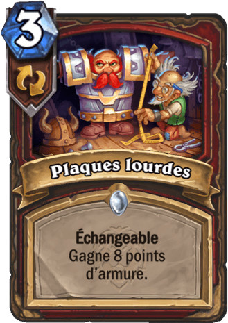 hearthstone, carte - Plaques lourdes