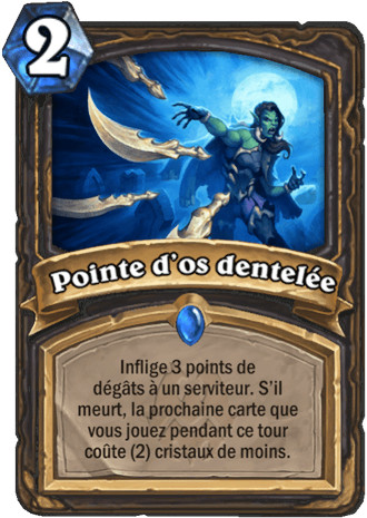 hearthstone, carte Pointe d'os dentel�