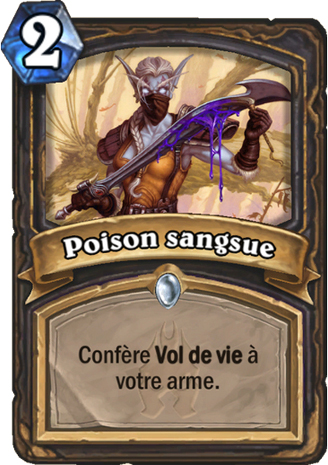 hearthstone, carte Poison sangsue