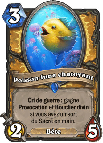 hearthstone, carte Poisson-lune chatoyant