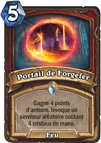 hearthstone, carte Portail de Forgefer