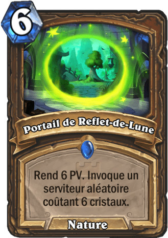 hearthstone, carte Portail de Reflet-de-Lune
